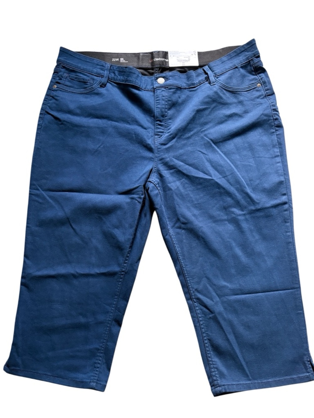Liz Claiborne Blue Capri Pants